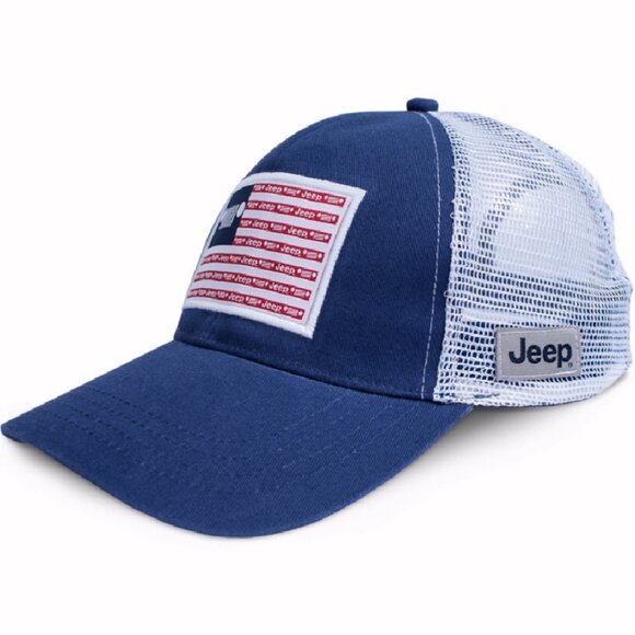 Jeep Stars and Stripes Patch Mesh Cap Hat - NEW Fast Ship - Picture 2 of 4